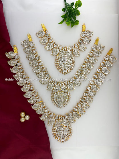 Stone jewellery Sets For God Golden Collections