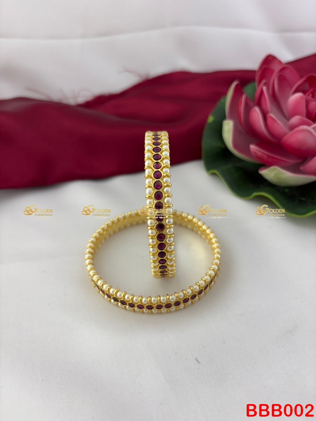 Kemp Bangles Temple Jewellery for Bharatanatyam Arangetram GoldenCollections BBB002