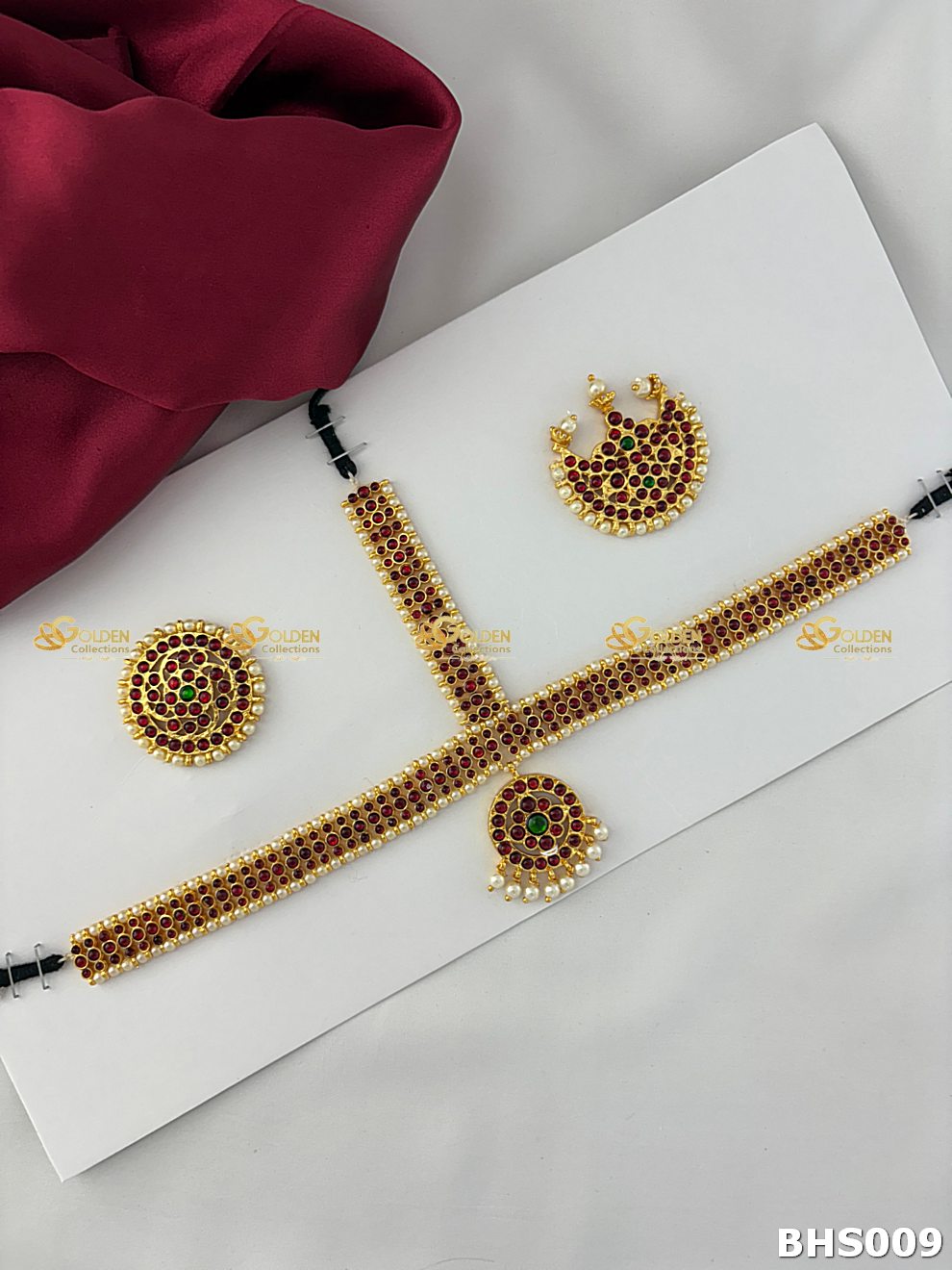 Traditional Temple Style Bharatanatyam Headset BHS009