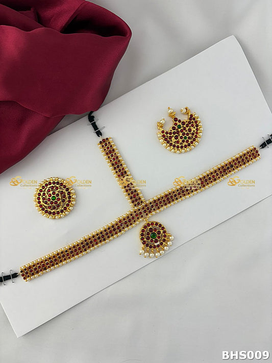 Traditional Temple Style Bharatanatyam Headset BHS009