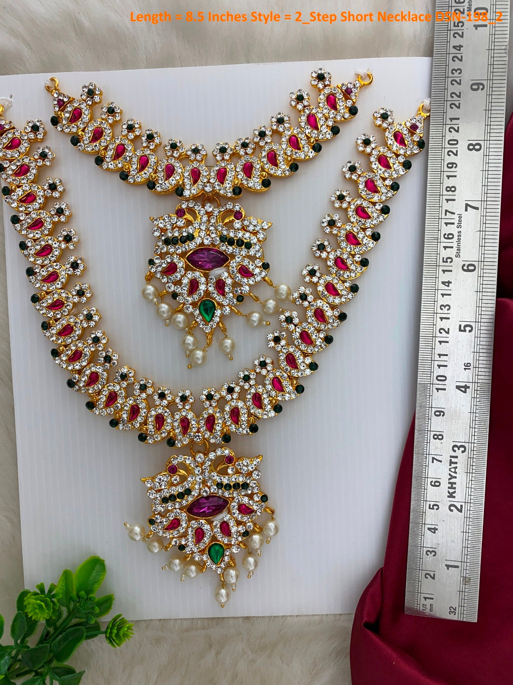 Traditional God Jewellery - Divine Deity Short Necklace - DSN-198_2