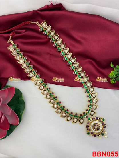 Traditional Kemp Mango Haram for Classical Dance Arangetram