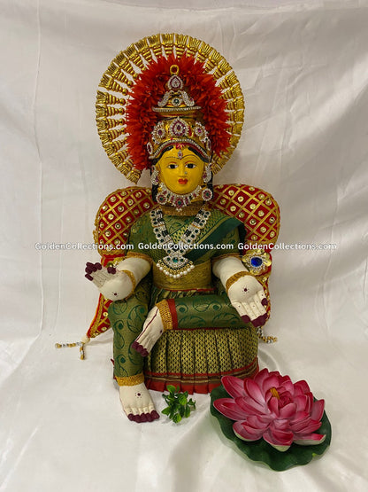 Varalakshmi vratam doll | Goddess Lakshmi Idol for Pooja | Goldencollections