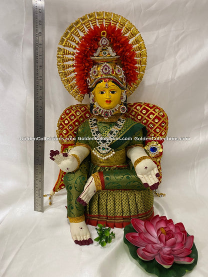 Varalakshmi vratam doll | Goddess Lakshmi Idol for Pooja | Goldencollections