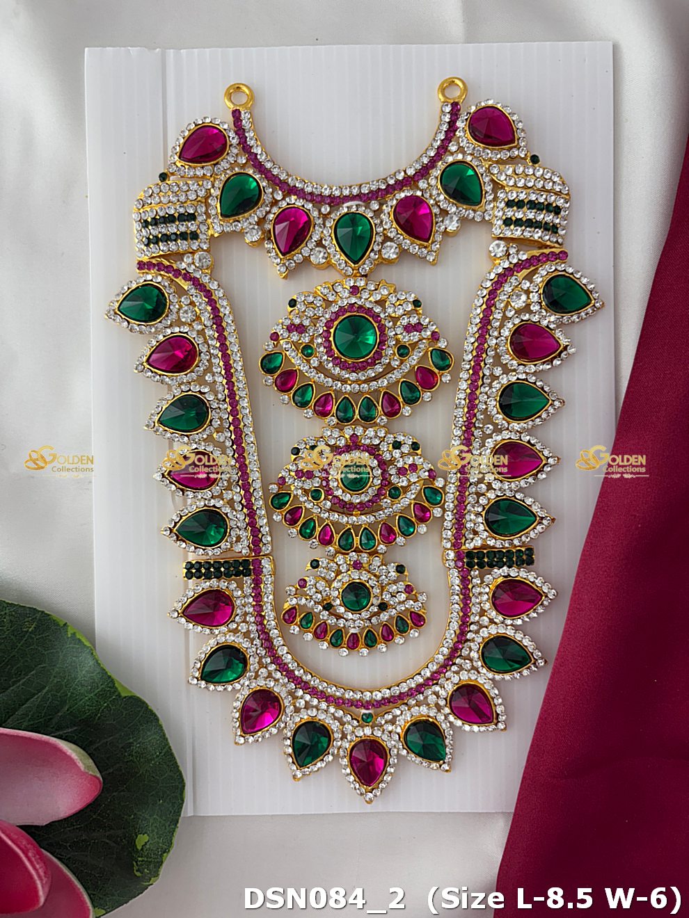 Amman / Ammavaru Chest Necklace DSN084 for Venkateshwara and goddess idol chest alankaram image 1