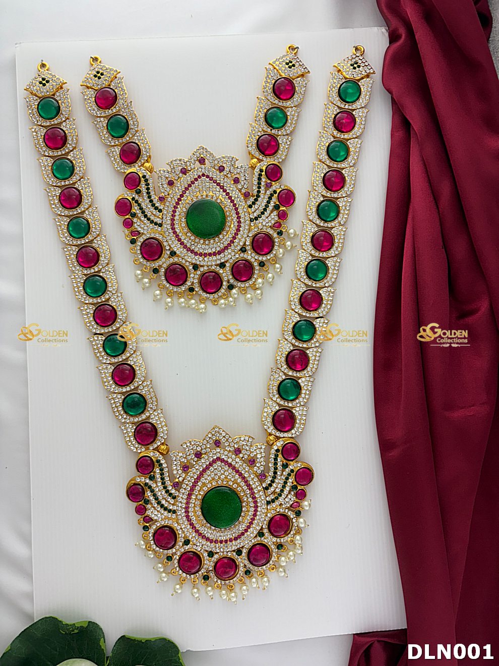 Lakshmi / Amman 2 Step Long Haram DLN001 deity long haram image 2