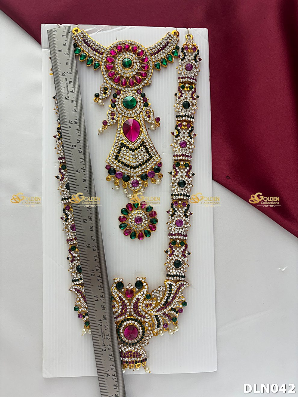 Lakshmi / Amman 2 Step Long Haram DLN042 deity long haram image 3