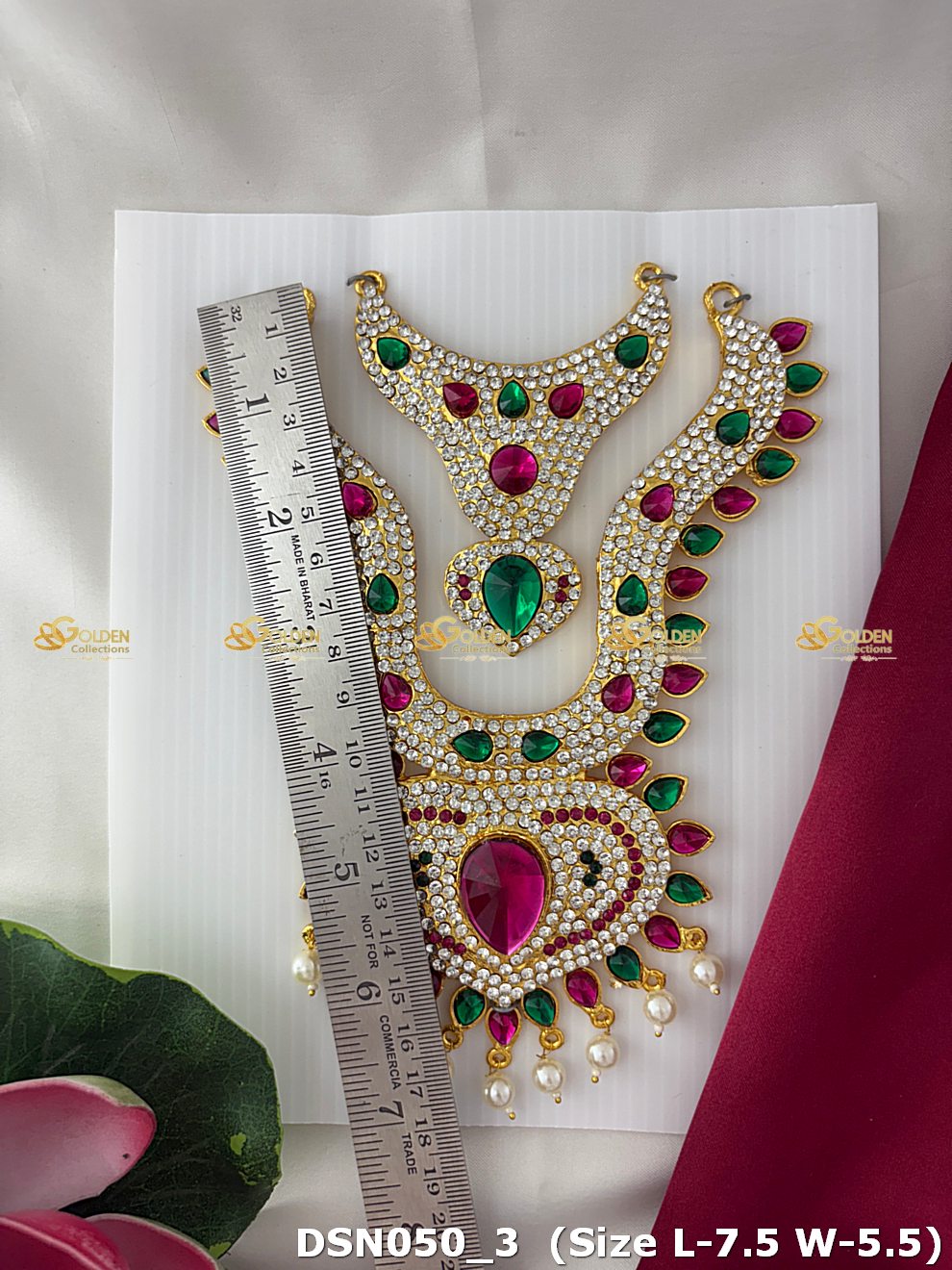 Amman / Ammavaru 2 Step Short Necklace DSN050 deity short necklace image 3