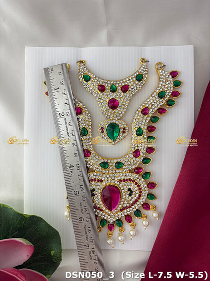 Amman / Ammavaru 2 Step Short Necklace DSN050 deity short necklace image 3