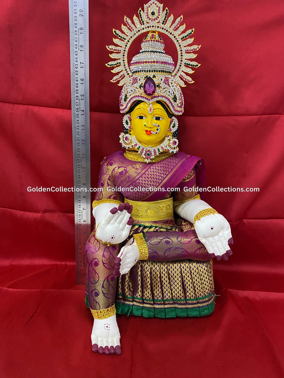 Buy Now Varalakshmi Ammavari Jewellery Idol Goldencollections