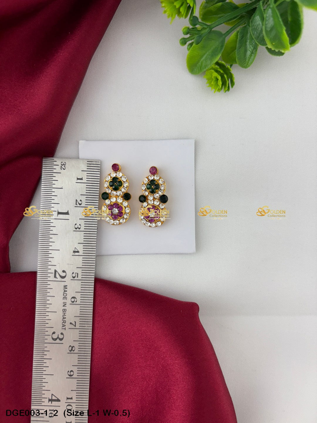 Deity Round Earrings DGE003 deity earrings image 5