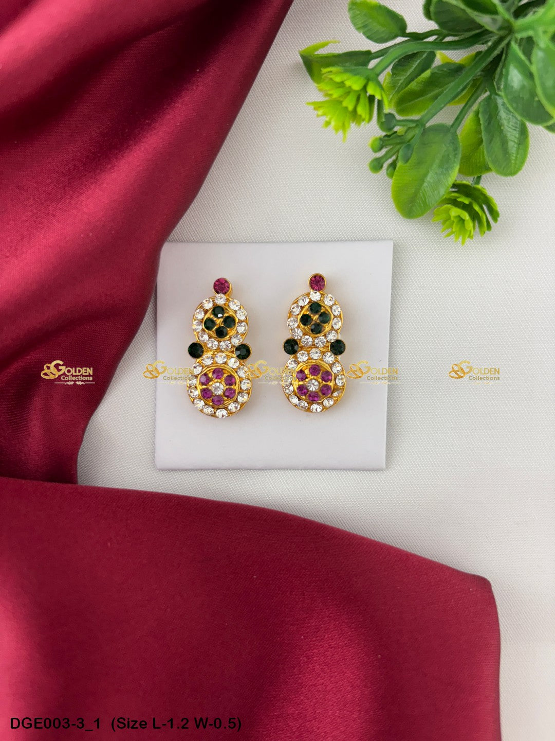 Deity Round Earrings DGE003 deity earrings image 10