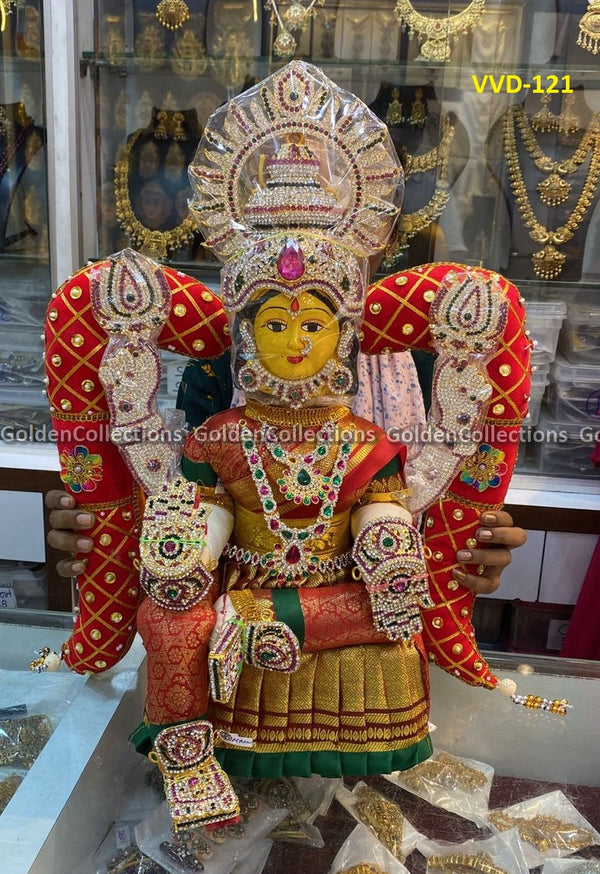 Varalakshmi Amman Idol Full Set 21 in Orange VVD121