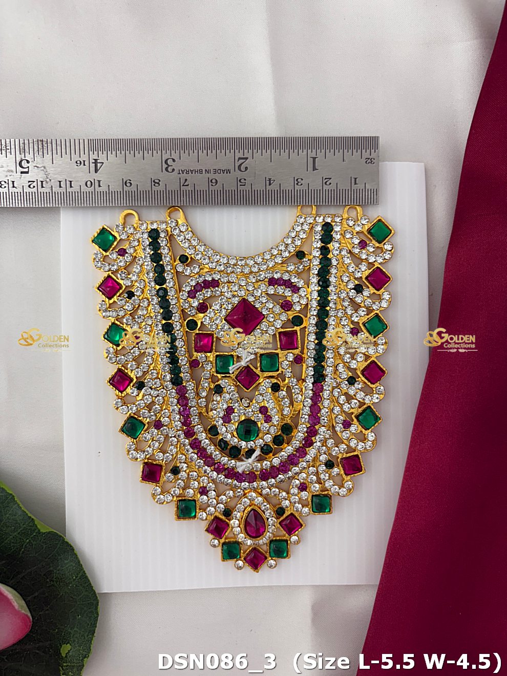 ammavaru indian god jewellery short haram dsn 086_2