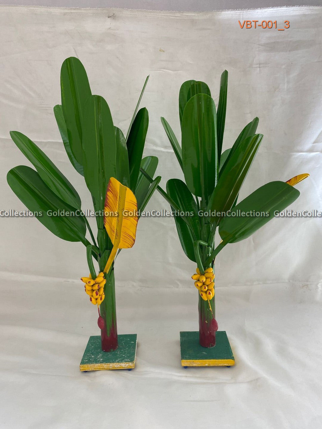 plastic banana plant Artificial Banana Tree Pair for Varalakshmi Vratham and Pooja VBT-001