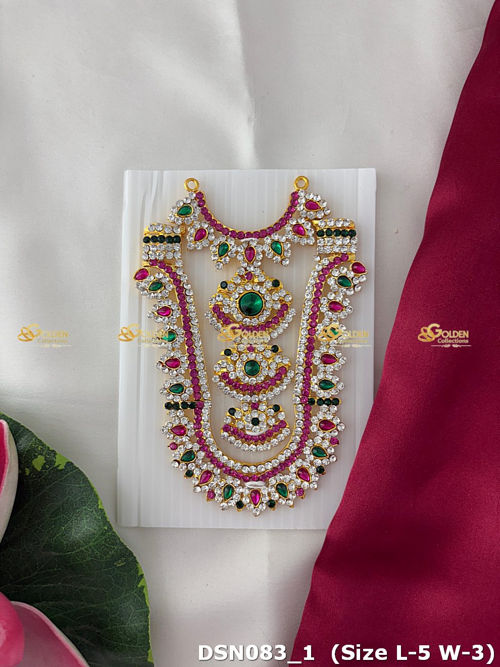 artisan crafted short necklace set dsn 083_1