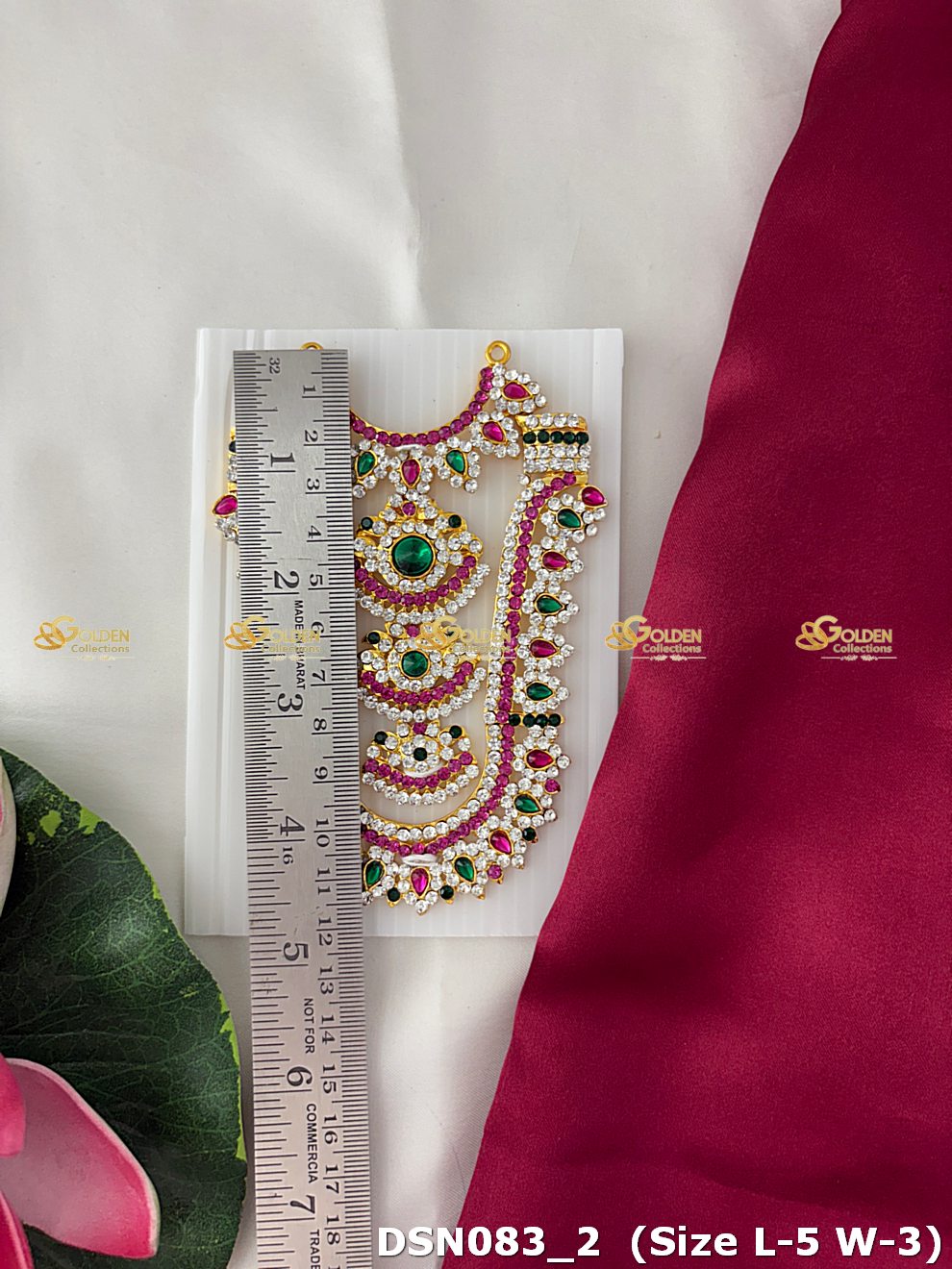 artisan crafted short necklace set dsn 083_3