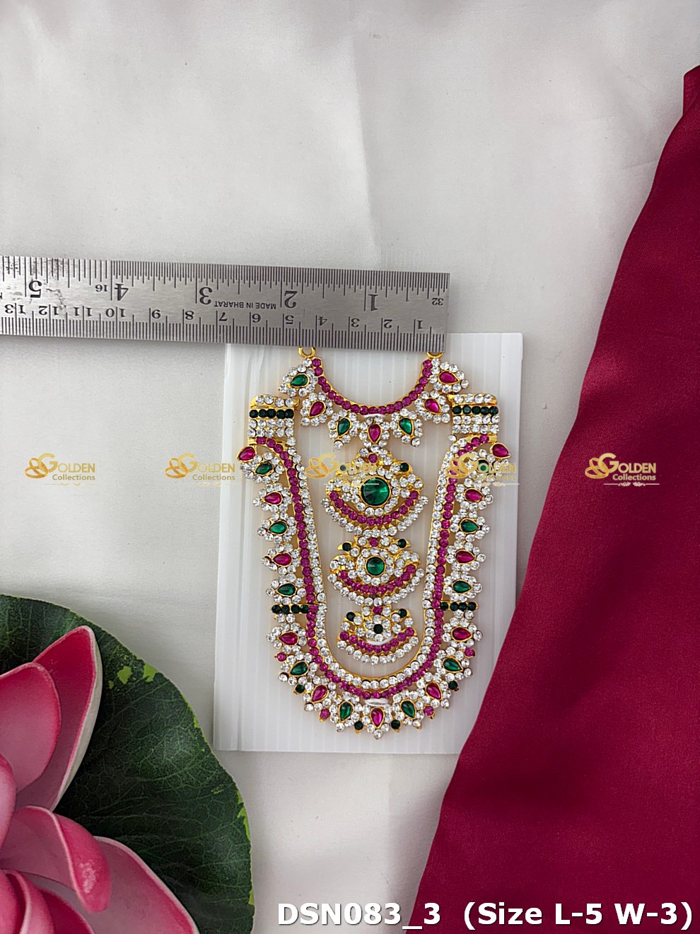 artisan crafted short necklace set dsn 083_2