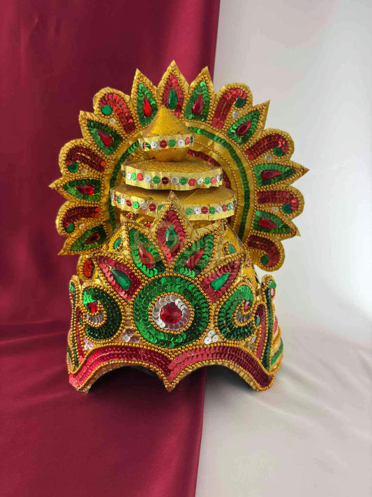 Bharatanatyam Drama Dance Crown BDC-012 for Bharatanatyam and Kuchipudi dance