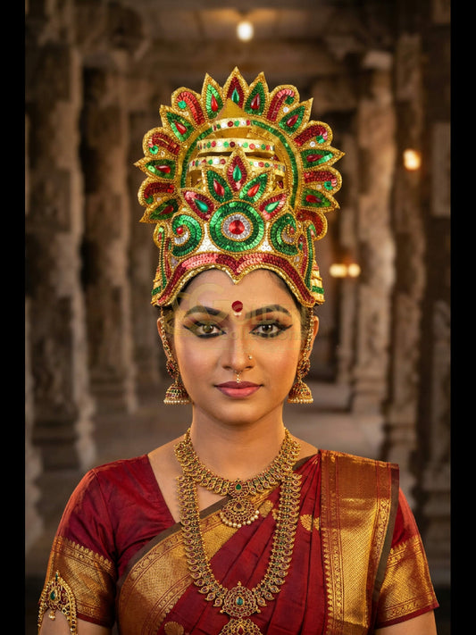 Bharatanatyam Drama Crown BDC12 drama dance crown image 2