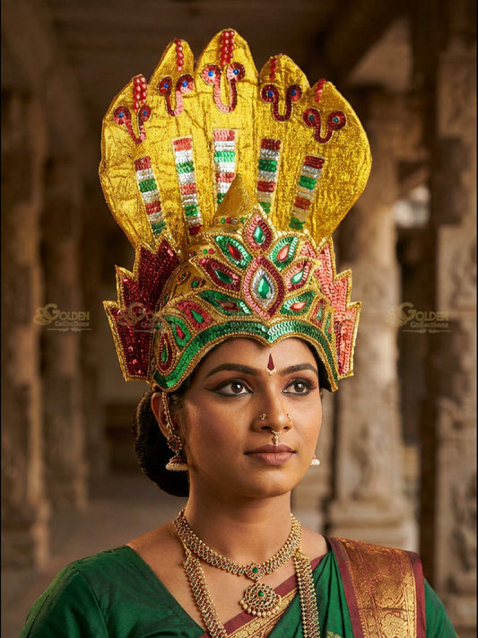 Bharatanatyam Drama Crown BDC17 drama dance crown image 2