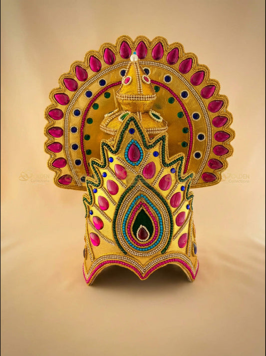 Bharatanatyam Drama Dance Crown BDC-020 for Bharatanatyam and Kuchipudi dance