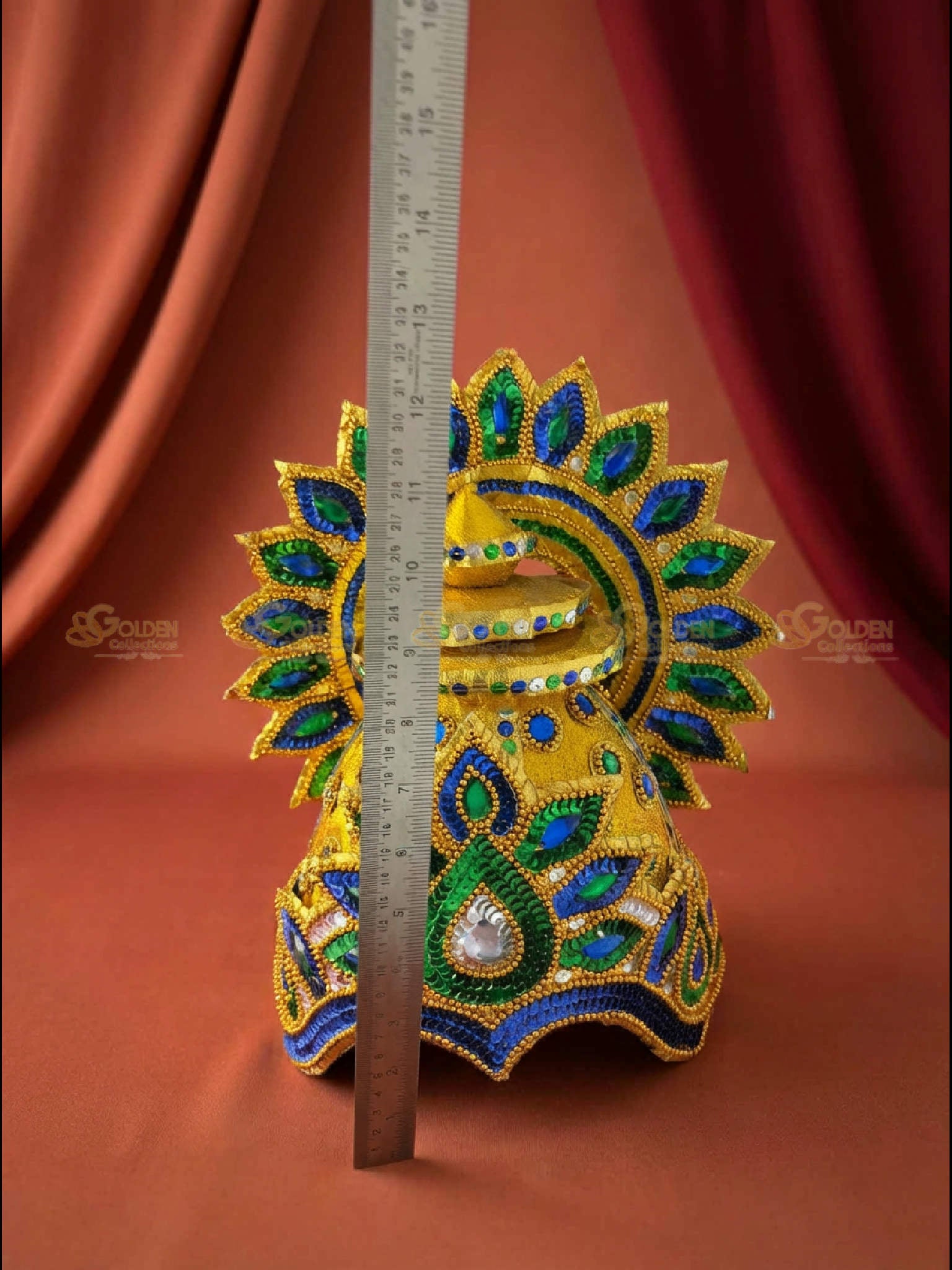 Bharatanatyam Drama Crown BDC27 drama dance crown image 3