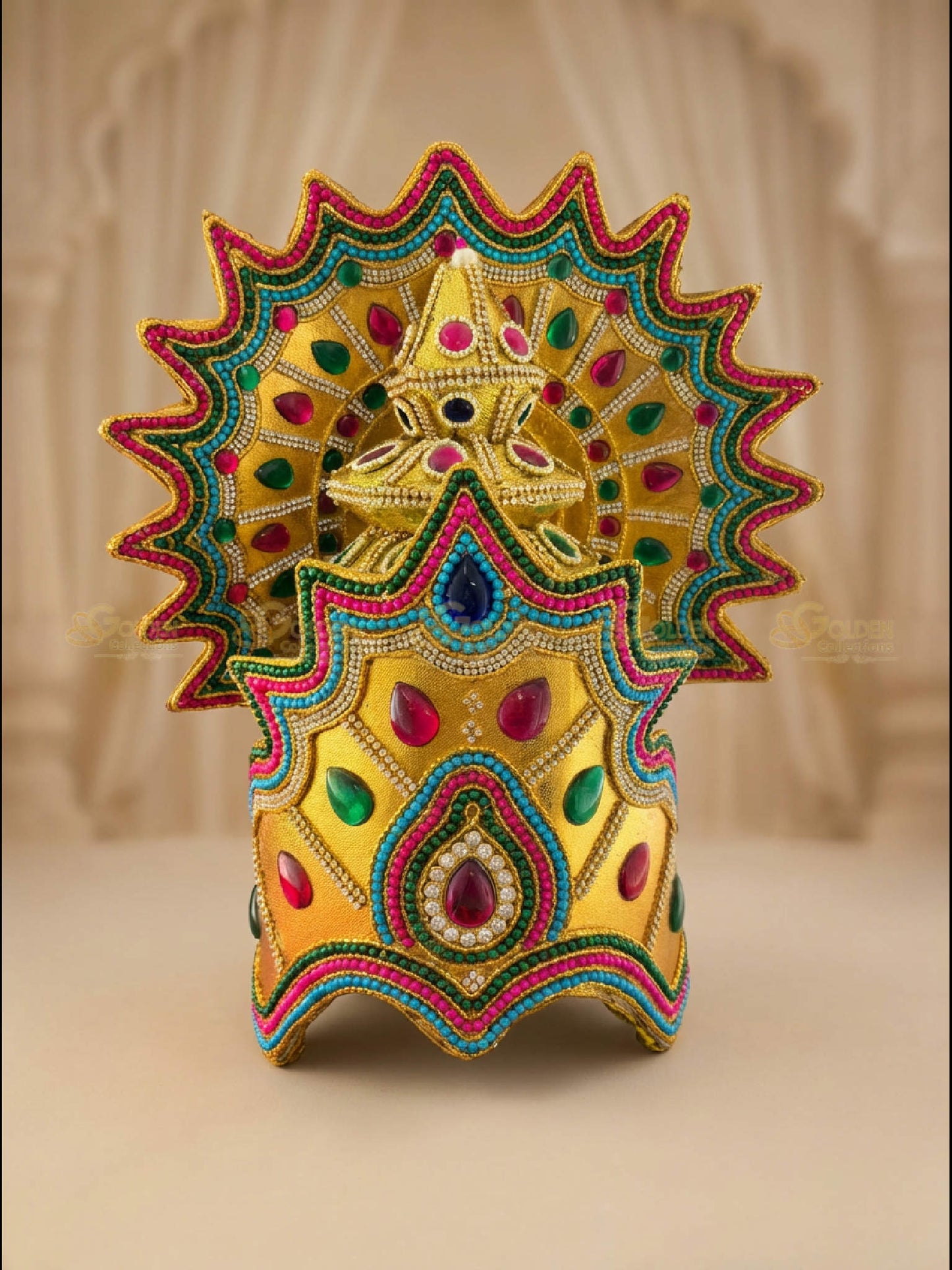 Bharatanatyam Goddess Drama Crown BDC-011 for Bharatanatyam and Kuchipudi dance