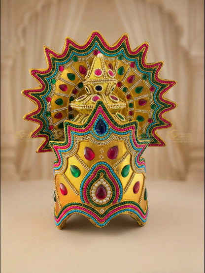 Bharatanatyam Goddess Drama Crown BDC-011 for Bharatanatyam and Kuchipudi dance