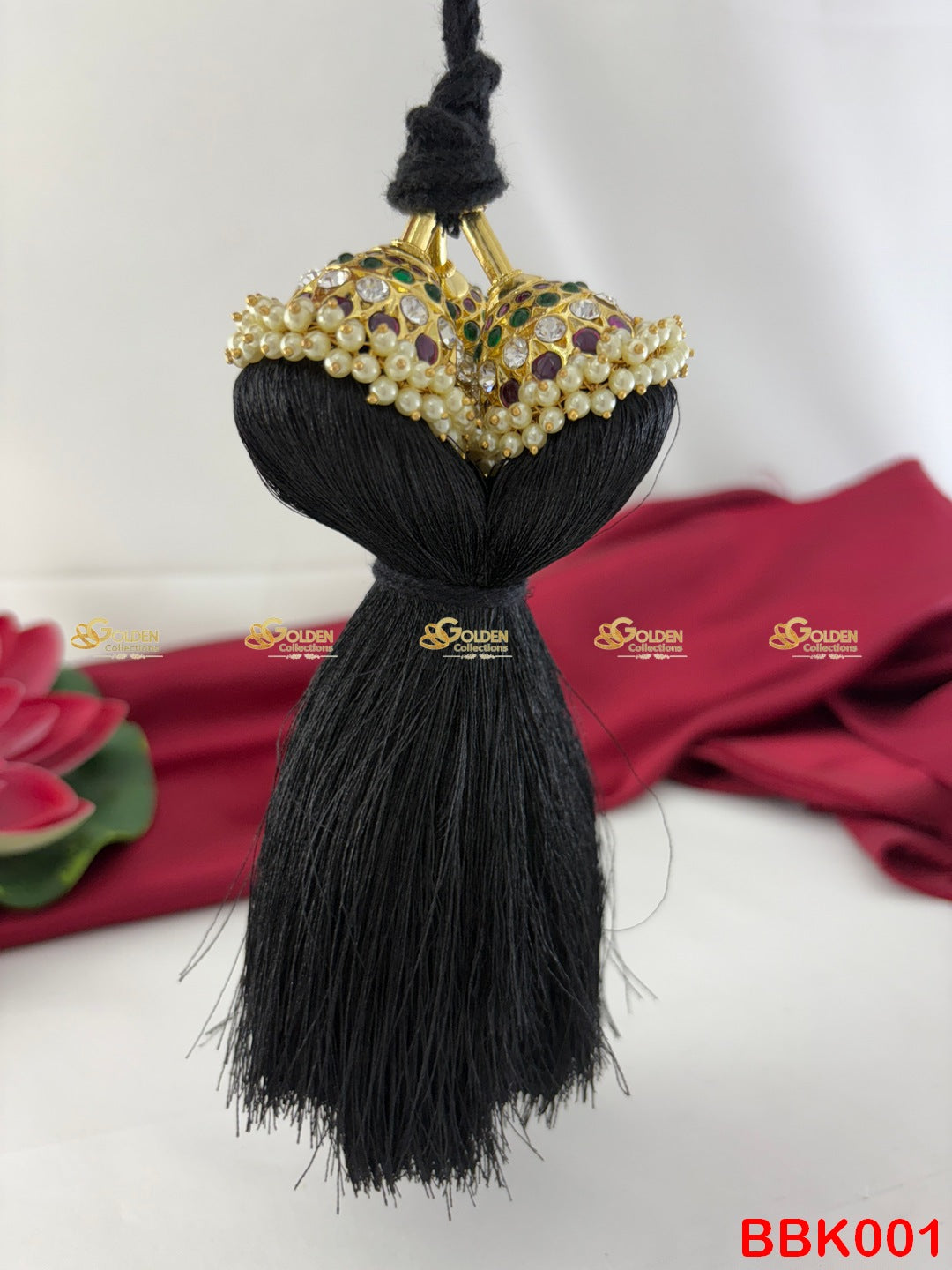 Bharatanatyam Kemp Jadakuchulu for Arangetram | Temple Dance Hair Ornament