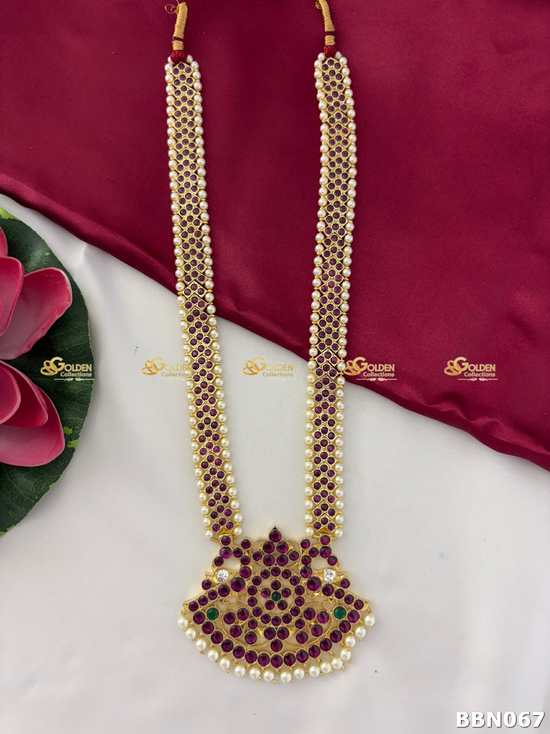 Bharatanatyam Kemp Necklace | Temple Jewellery for Arangetram & Weddings