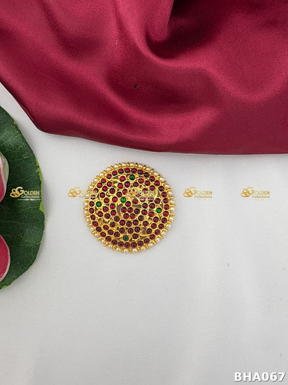 Bharatanatyam Rakodi Hair Ornament BHA-067 for Bharatanatyam and Kuchipudi dance hairstyle