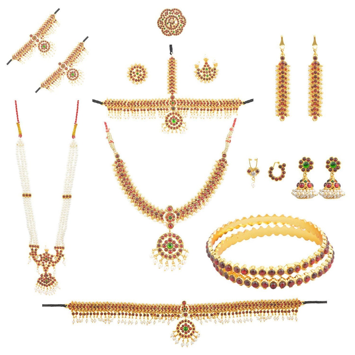 Bharatanatyam Jewellery Set for Kids - Little Gopika Radha