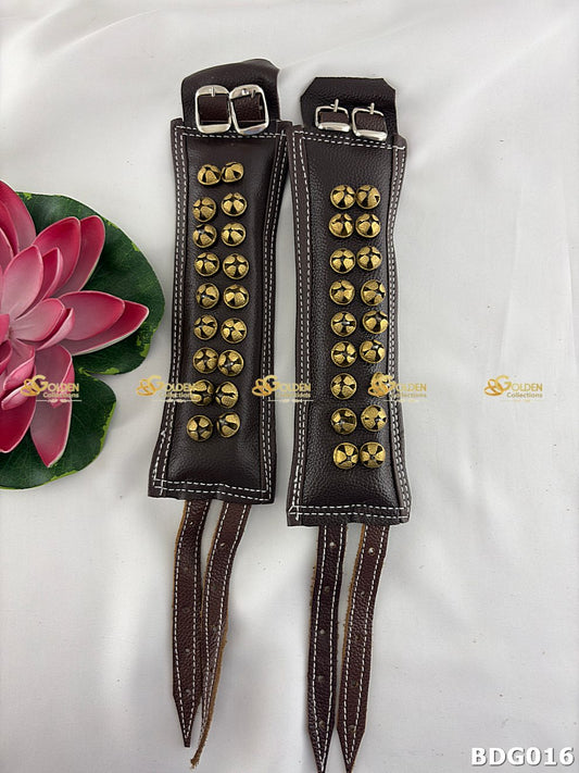 Bharatanatyam Leather Ghungroo – Traditional Dance Anklets - BDG016