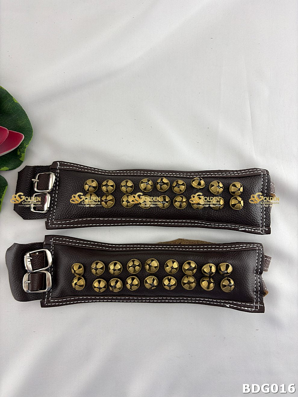 Bharatanatyam Leather Ghungroo – Traditional Dance Anklets - GoldenCollections