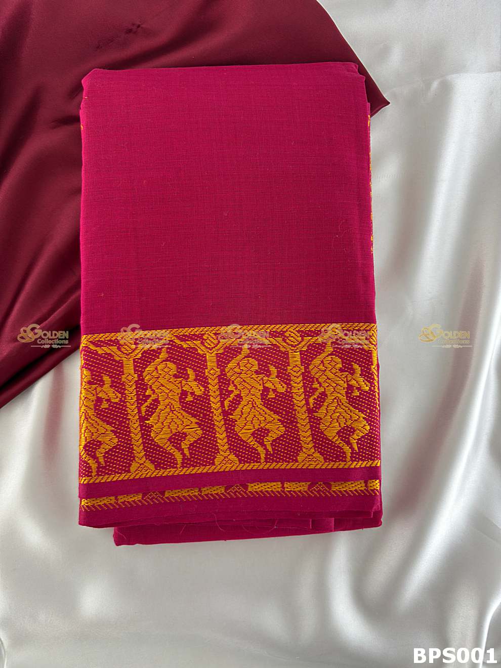 Kuchipudi dance practice saree traditional cotton rehearsal saree Red
