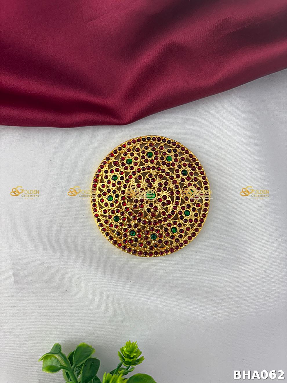 Bharatanatyam Rakodi Hair Ornament BHA-062 for Bharatanatyam and Kuchipudi dance hairstyle