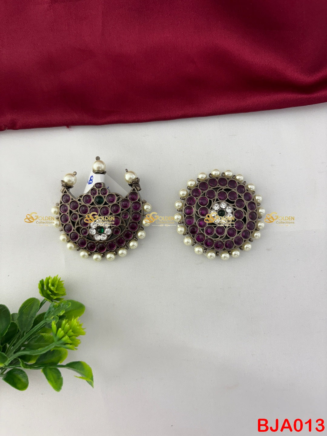 Bharatanatyam Surya Chandra hair accessory sun and moon temple jewellery ornaments for classical dance