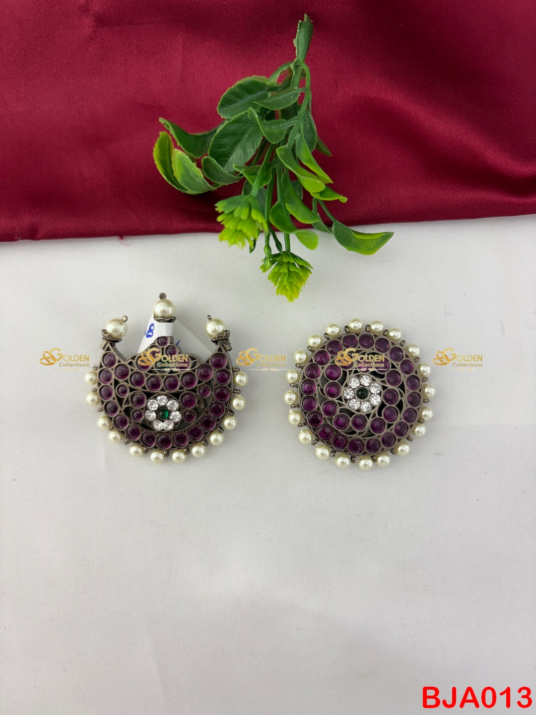 Surya Chandra Hair Accessory | Bharatanatyam Sun & Moon Jewellery