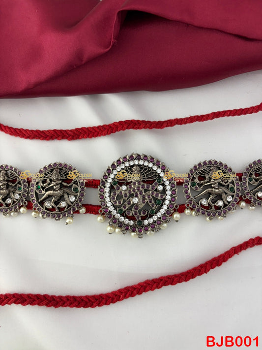 black kemp nataraj oddiyanam waist belt Goldencollections bjb001_2