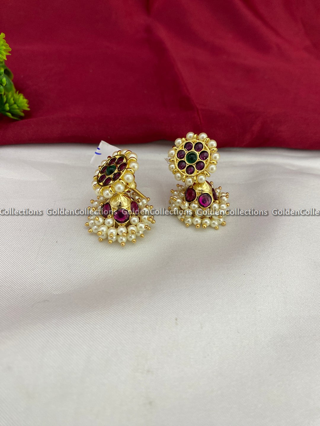 Buttalu Earrings: Bharatanatyam Jhumkas by GoldenCollections