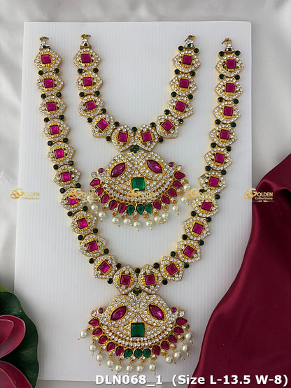 Buy Deity Ornaments Online Amman Long Necklace Dln 068_1
