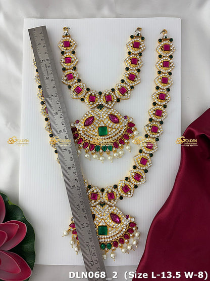 Buy Deity Ornaments Online Amman Long Necklace Dln 068_2