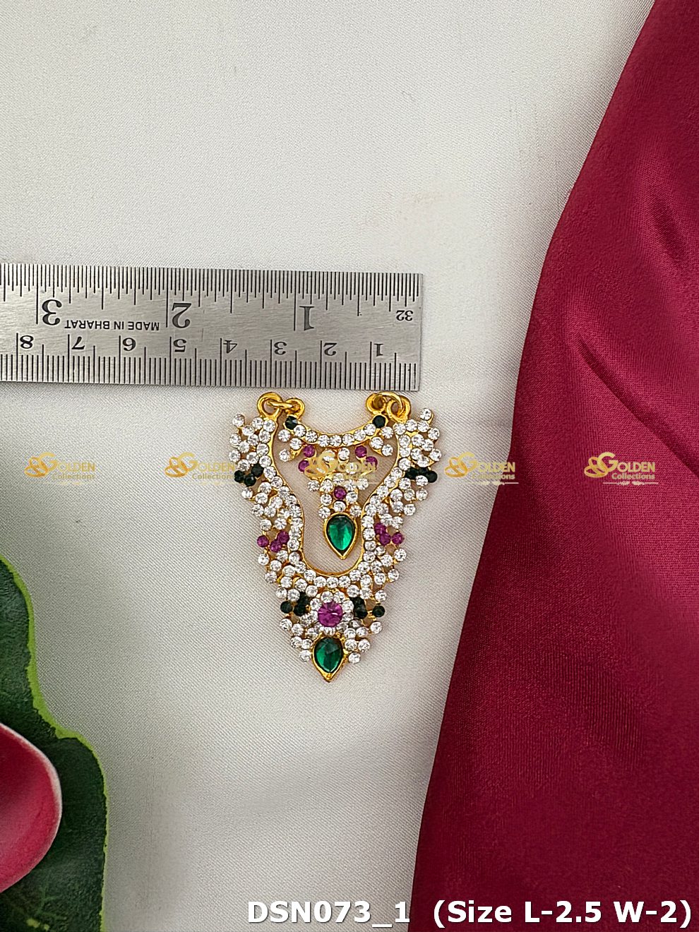 buy deity ornaments online amman short necklace dsn 073_2