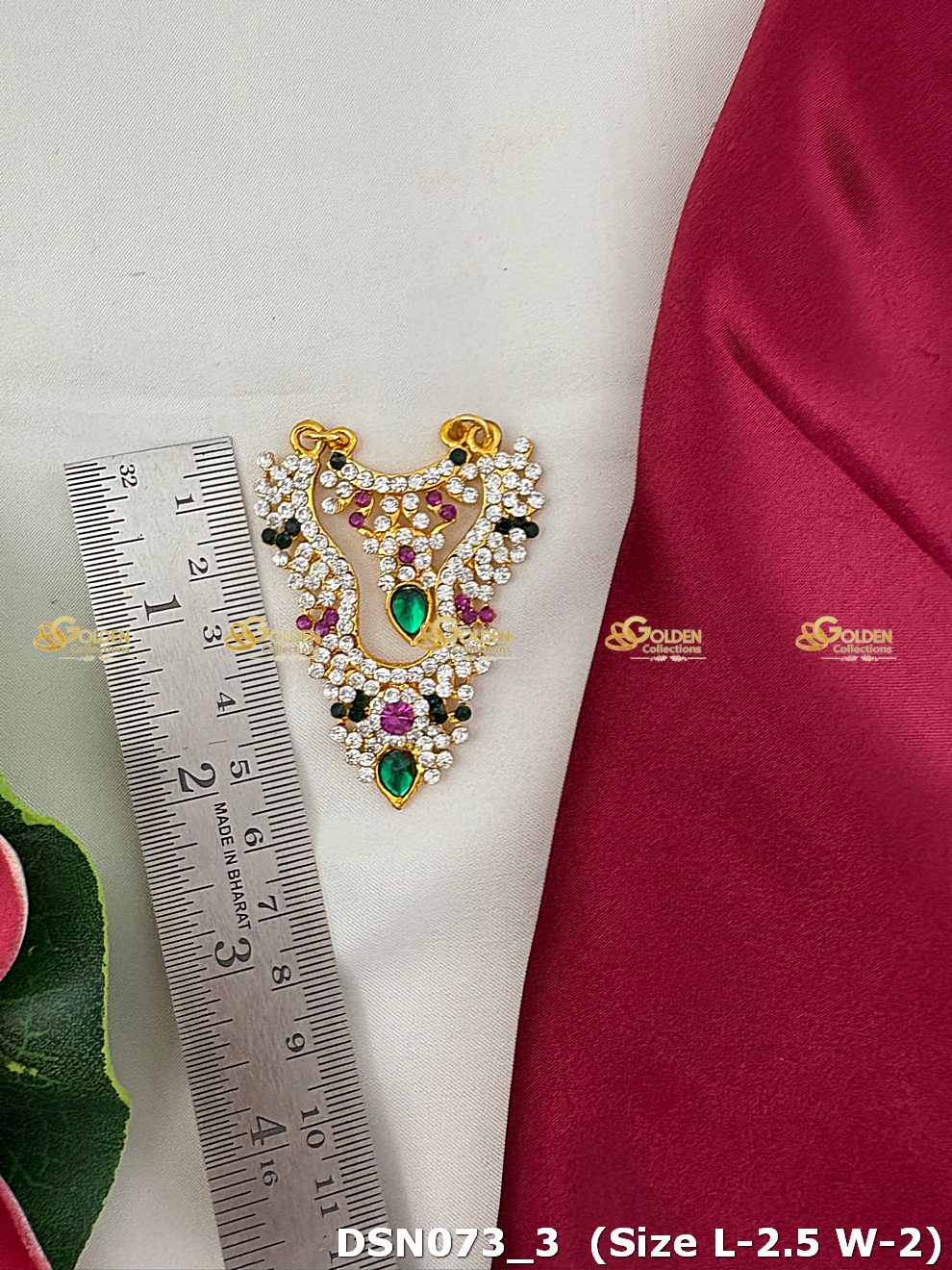 buy deity ornaments online amman short necklace dsn 073_3