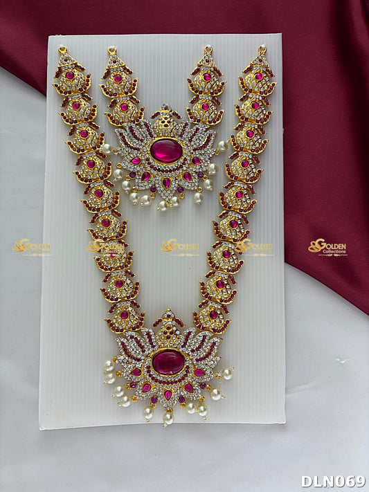 Deity Pink 2 Step Long Haram DLN069 deity long haram image 1
