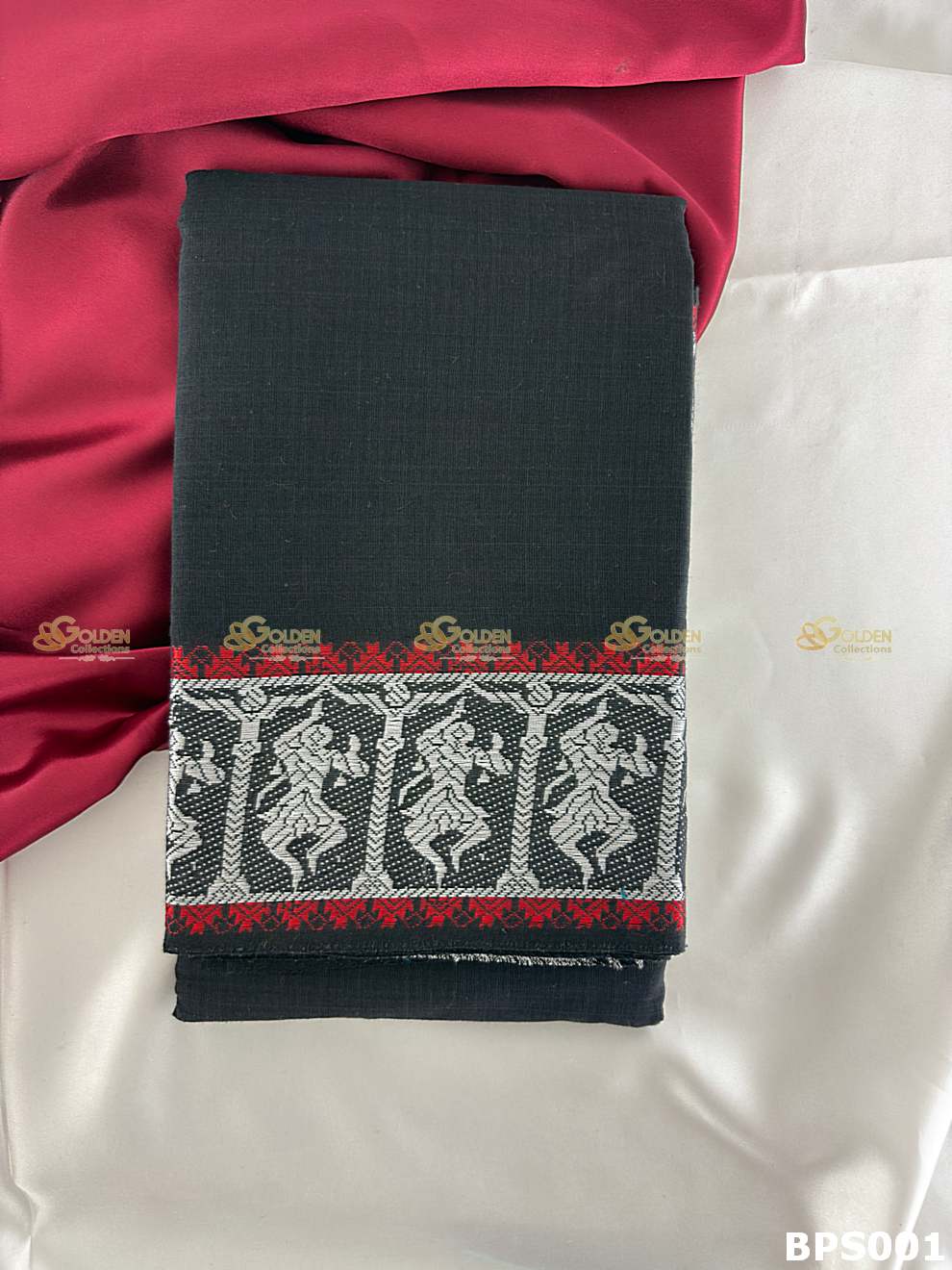 Bharatanatyam practice saree traditional design classical dance wear Black
