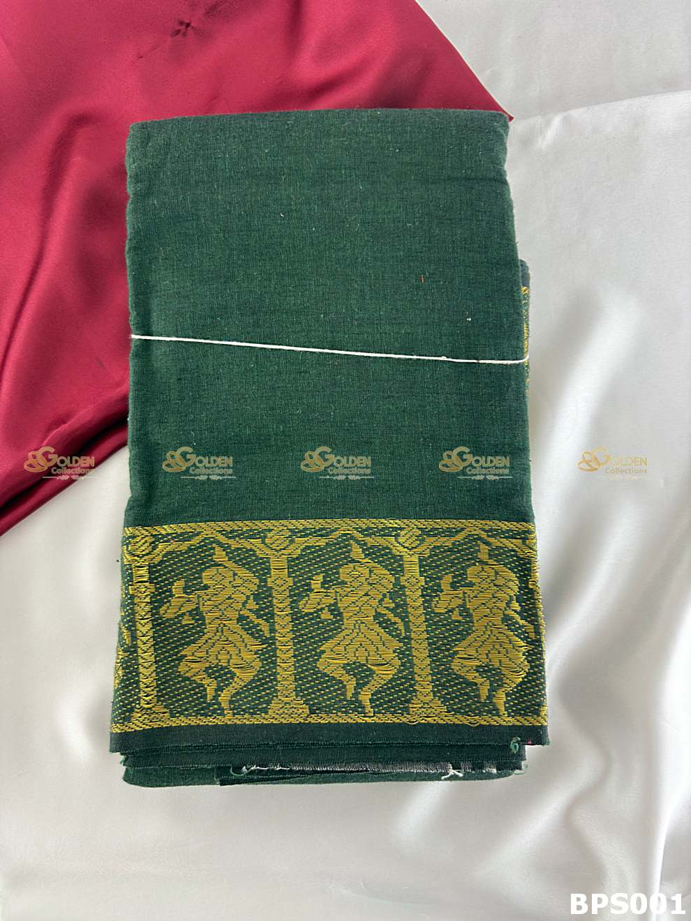 Dance practice saree India cotton Bharatanatyam training saree Green
