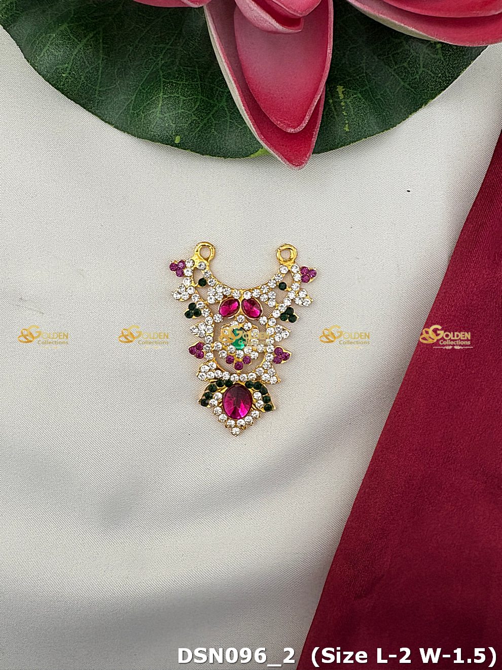 Goddess Chest Necklace DSN096 for Venkateshwara and goddess idol chest alankaram image 1