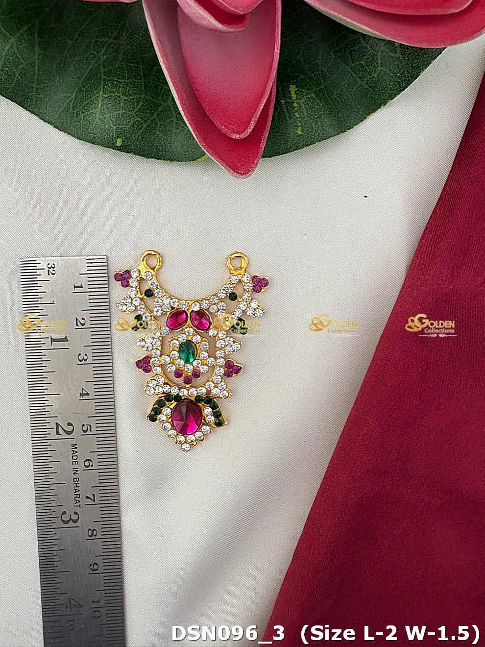 Goddess Chest Necklace DSN096 for Venkateshwara and goddess idol chest alankaram image 3